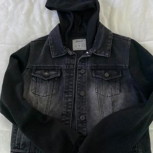 Hooded Jean Jacket